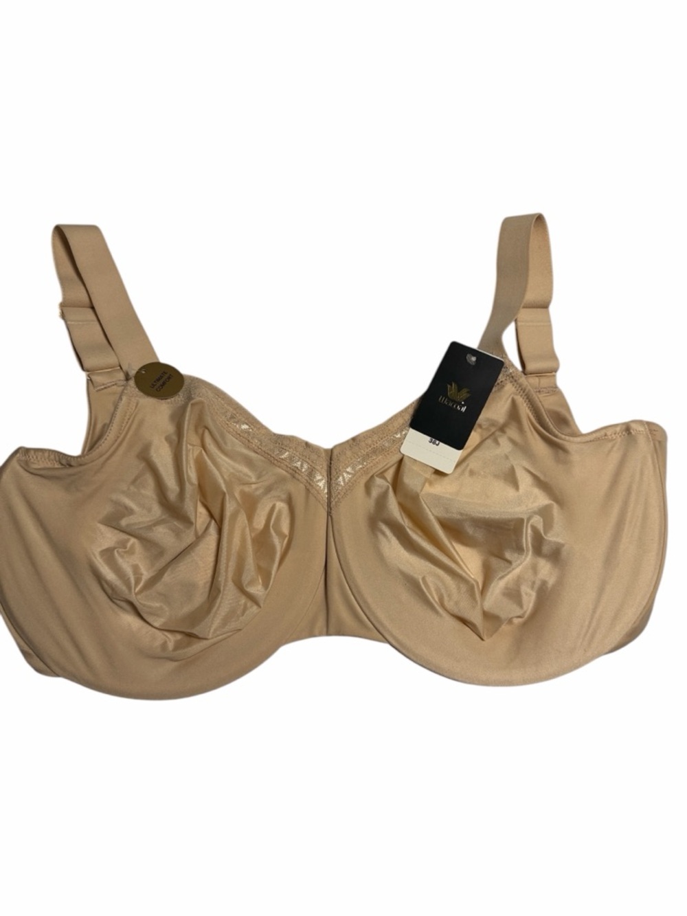 Wacoal NWT Nude Beige Full Coverage Support Bra 38J - Picture 3 of 7